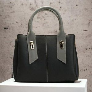 Cascadia Medium-Sized Faux Leather Handbag - Women's Tote and Shoulder Bag R1153